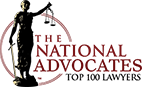 the national advocates logo for top 100 lawyers