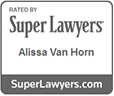 super lawyers logo for alissa van horn